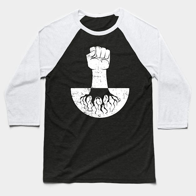 Activism Baseball T-Shirt by Black Tee Inc